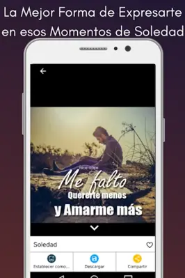 Frases de Depresion android App screenshot 9